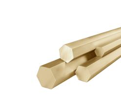 Шестигранник латунный